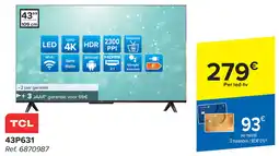 Carrefour TCL led-tv 43P631 aanbieding