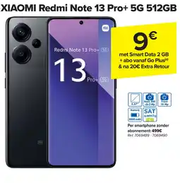 Carrefour Xiaomi Redmi Note 13 Pro+ 5 g 512GB aanbieding
