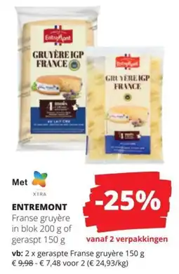 Spar Entremont aanbieding