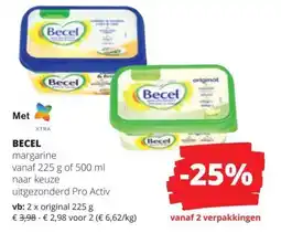 Spar Becel margarine aanbieding