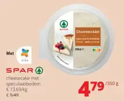 Spar Cheesecake met speculaasbodem aanbieding