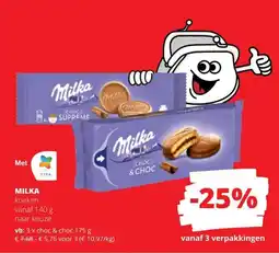 Spar Milka koeken aanbieding