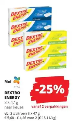 Spar Dextro energy aanbieding