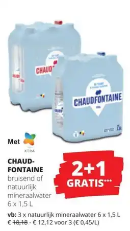 Spar Chaudfontaine bruisend of natuurlijk mineraalwater aanbieding