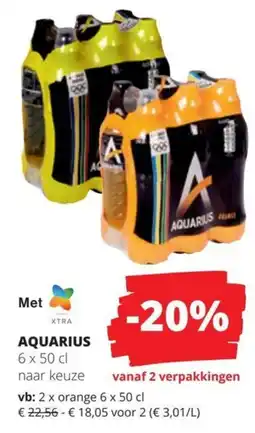 Spar Aquarius aanbieding