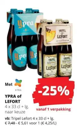 Spar YPRA of Lefort aanbieding