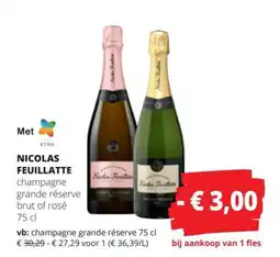 Spar Nicolas feuillatte aanbieding