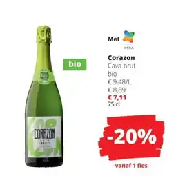 Spar Corazon Cava brut bio aanbieding