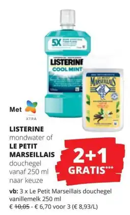 Spar Listerine of Le Petit Marseillais aanbieding