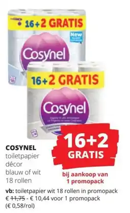 Spar Cosynel toiletpapier aanbieding