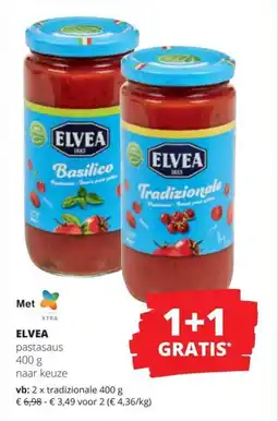 Spar Elvea pastasaus aanbieding