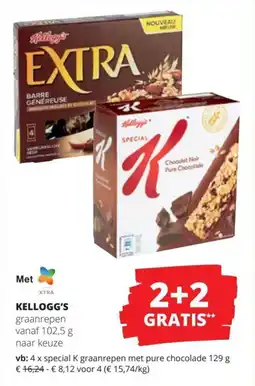 Spar Kellogg's graanrepen aanbieding