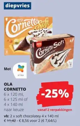 Spar Ola Cornetto aanbieding
