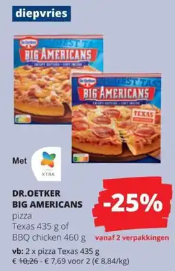 Spar Dr. Oetker big americans Pizza aanbieding