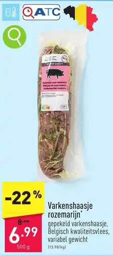 ALDI Varkenshaasje rozemarijn aanbieding