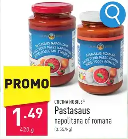 ALDI Cucina Nobile Pastasaus aanbieding