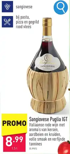 ALDI Sangiovese Puglia IGT aanbieding