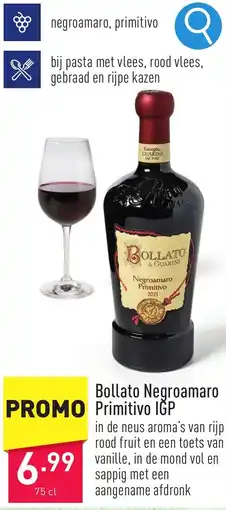 ALDI Bollato Negroamaro Primitivo IGP aanbieding