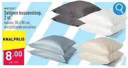 ALDI Novitesse Satijnen kussensloop aanbieding