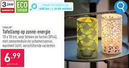 ALDI Casalux Tafellamp op zonne-energie aanbieding