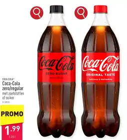 ALDI Coca-Cola zero/regular aanbieding