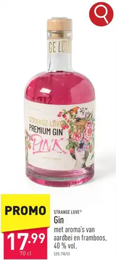 ALDI Strange Luve Gin aanbieding