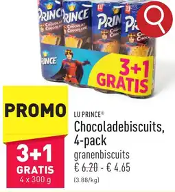 ALDI Lu prince Chocoladebiscuits aanbieding