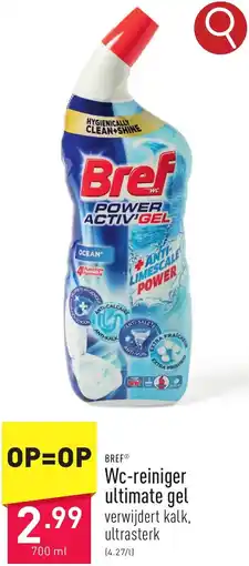 ALDI Bref Wc-reiniger ultimate gel aanbieding