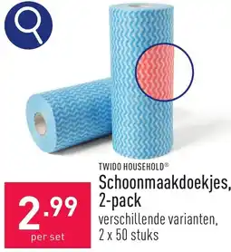 ALDI Twido Household Schoonmaakdoekjes aanbieding