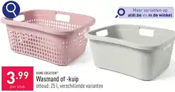 ALDI Home Creation Wasmand of kuip aanbieding