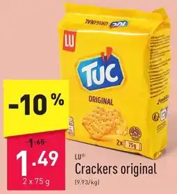 ALDI LU Crackers original Service aanbieding