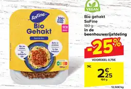 Carrefour SoFine Bio Gehakt aanbieding