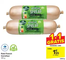 Carrefour Paté French aanbieding