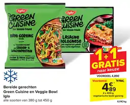 Carrefour Iglo Bereide gerechten aanbieding