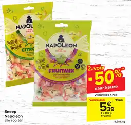 Carrefour Napoléon Snoep aanbieding