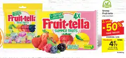 Carrefour Fruit-tella Snoep aanbieding