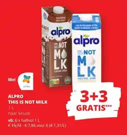 Spar Alpro this is not milk aanbieding