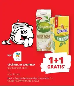 Spar Cécémel of campina aanbieding