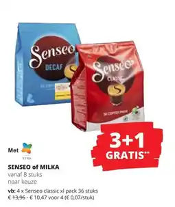 Spar Senso of milka aanbieding