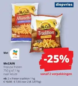 Spar McCain friteuse frieten aanbieding