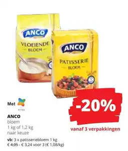 Spar Anco bloem aanbieding