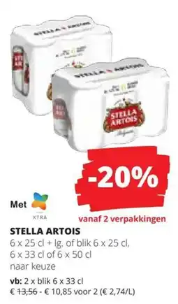 Spar Stella artois aanbieding
