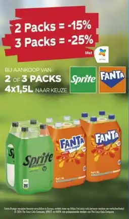 Spar Sprite fanta aanbieding