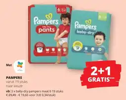 Spar Pampers. pants baby-dry aanbieding