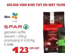 Spar Spar gemalen koffie aanbieding