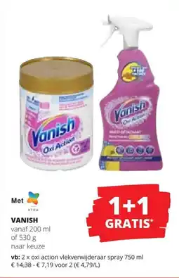 Spar Vanish aanbieding