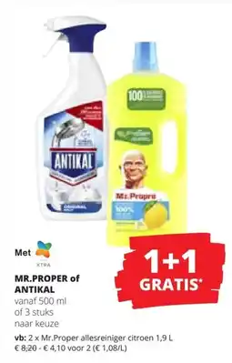 Spar Mr.proper of antikal aanbieding