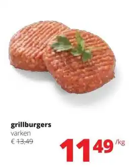 Spar Grillburgers aanbieding