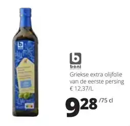 Spar Boni Griekse extra olijfolie aanbieding