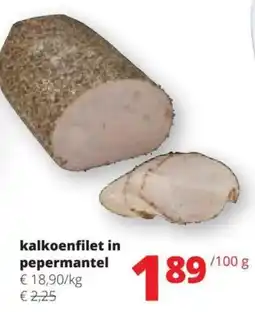 Spar Kalkoenfilet in pepermantel aanbieding